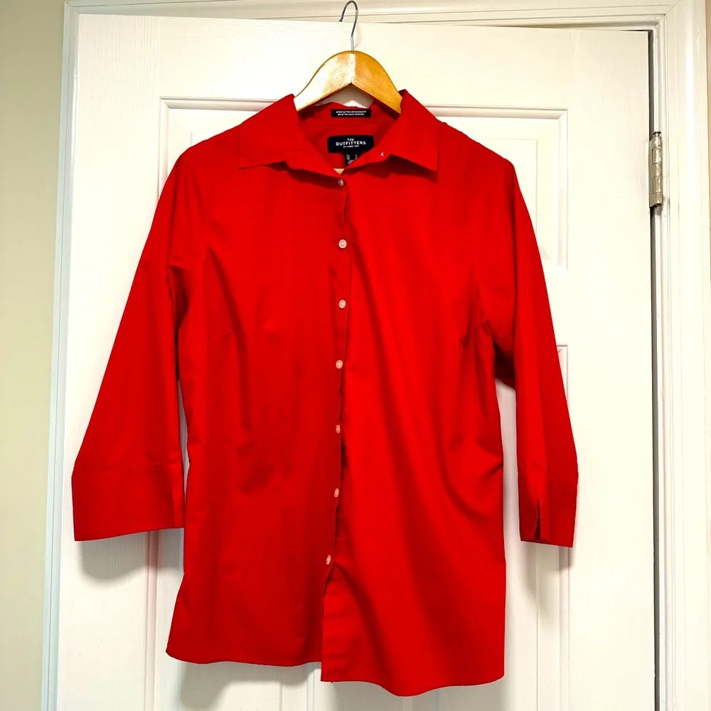 Lands’ End Wrinkle Free Button Down Shirt - Picture 1 of 4